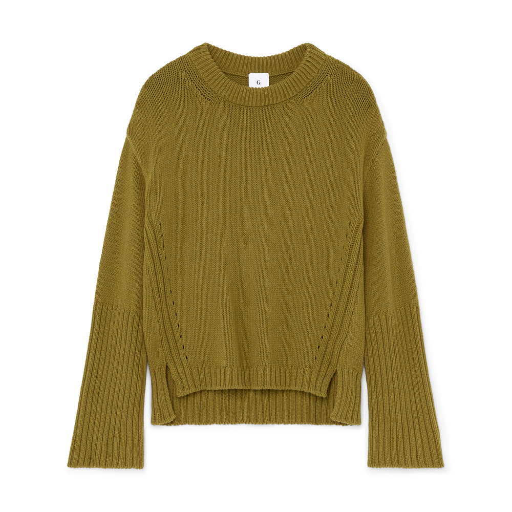 G. Label By Goop The Long-cuff Crew In Peridot