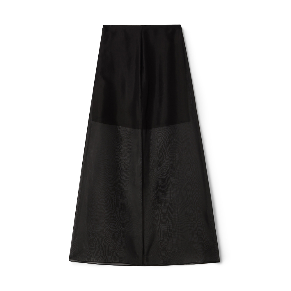 House Of Dagmar Organza Skirt In Black