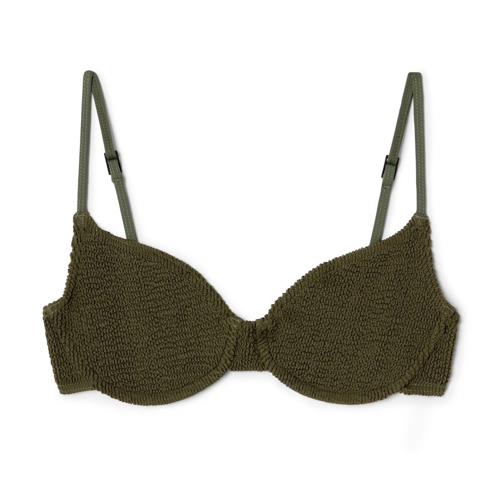 Bondeye Gracie Balconette In Khaki Eco