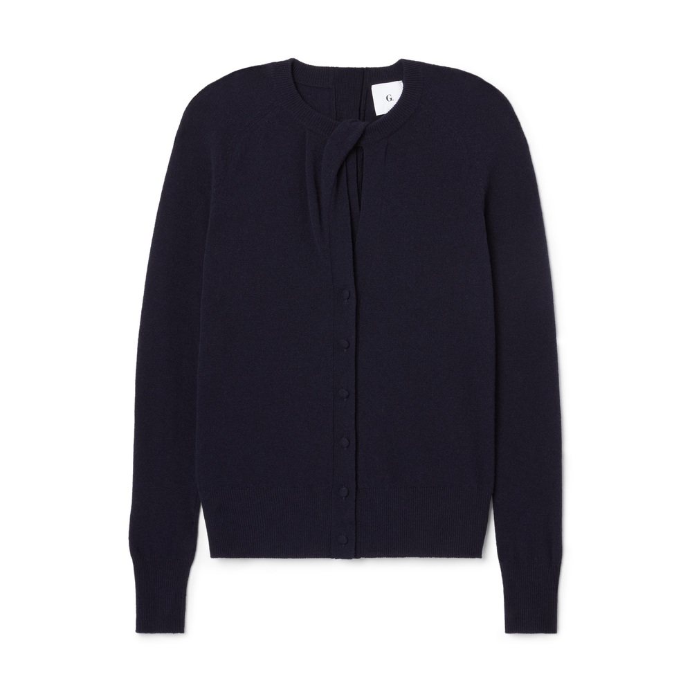 G. Label By Goop Detail Cardigan In Navy