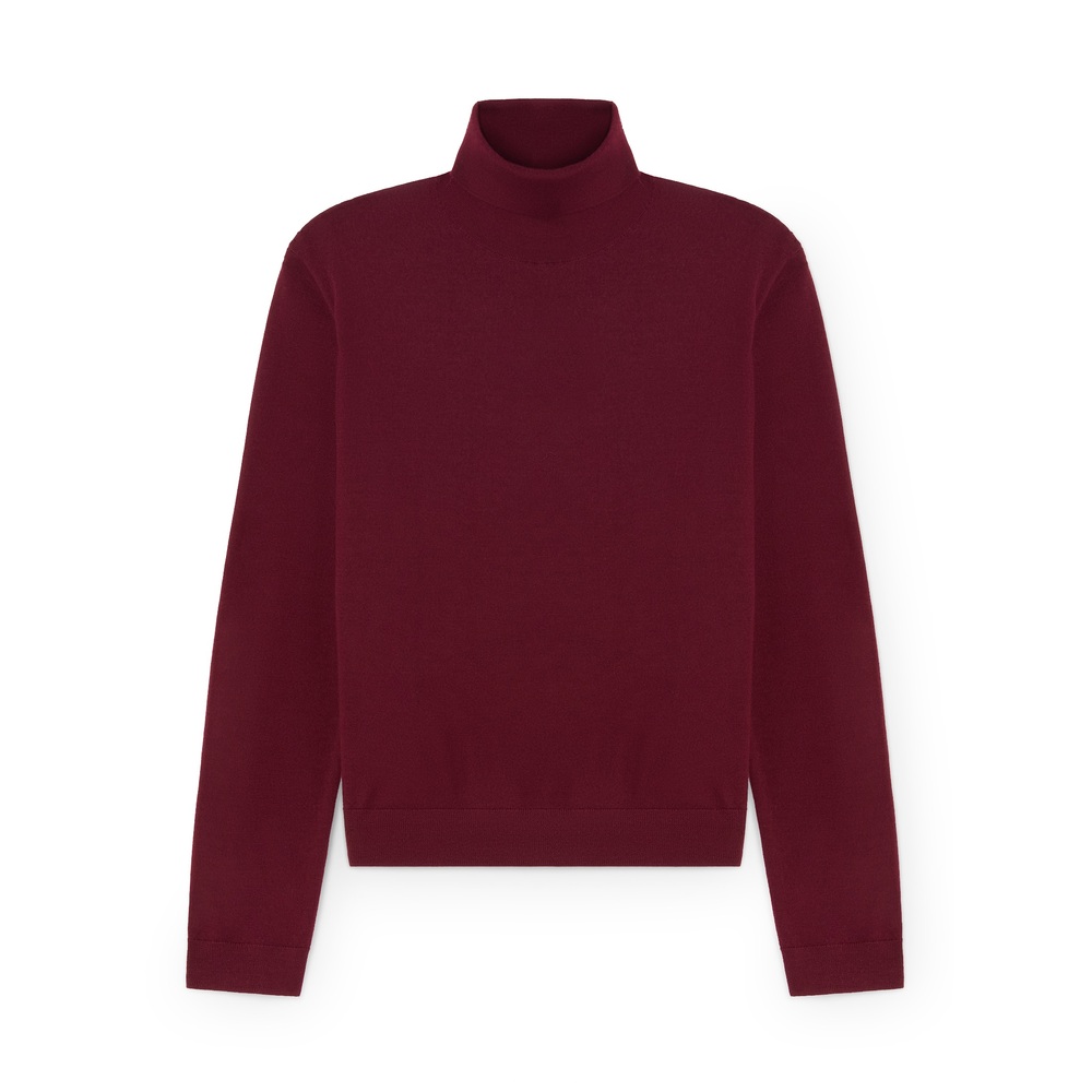 Leset James Turtleneck Sweater In Winter Red