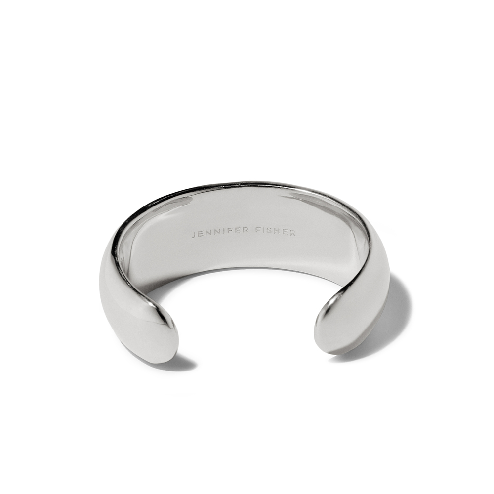 Jennifer Fisher Puffy Cuff Bracelet In Silver