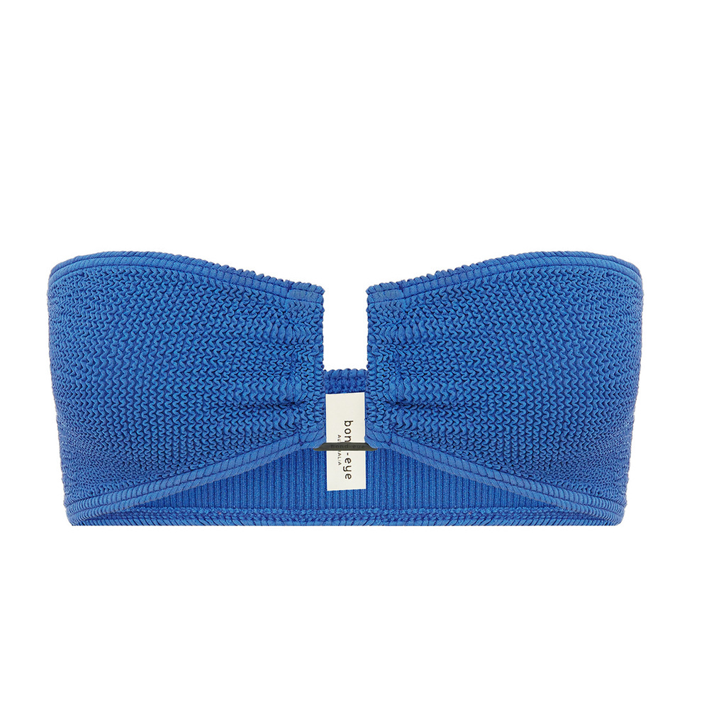 Bondeye Blake U-bar Bandeau Bikini Top In Lake Recycled