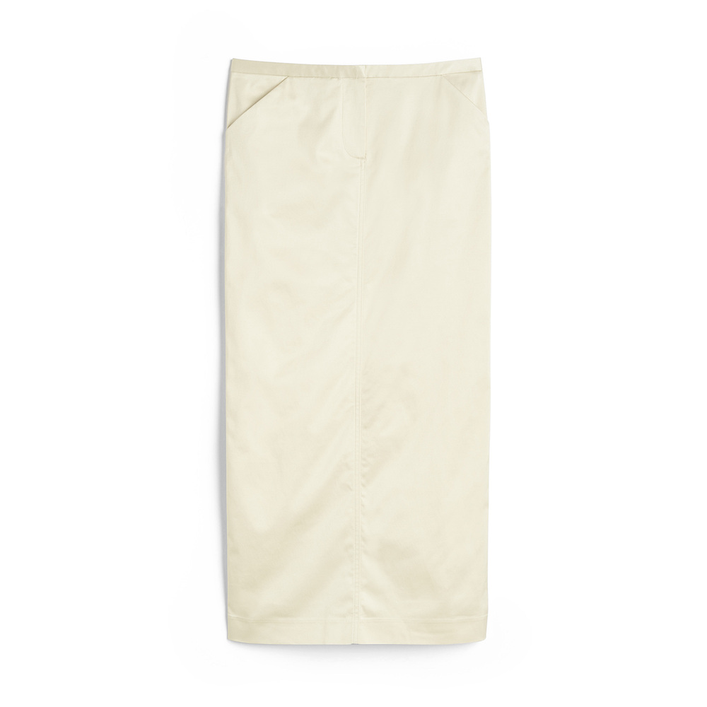 Totême Women's Toteme Tie-waist Wrap Skirt In Beige