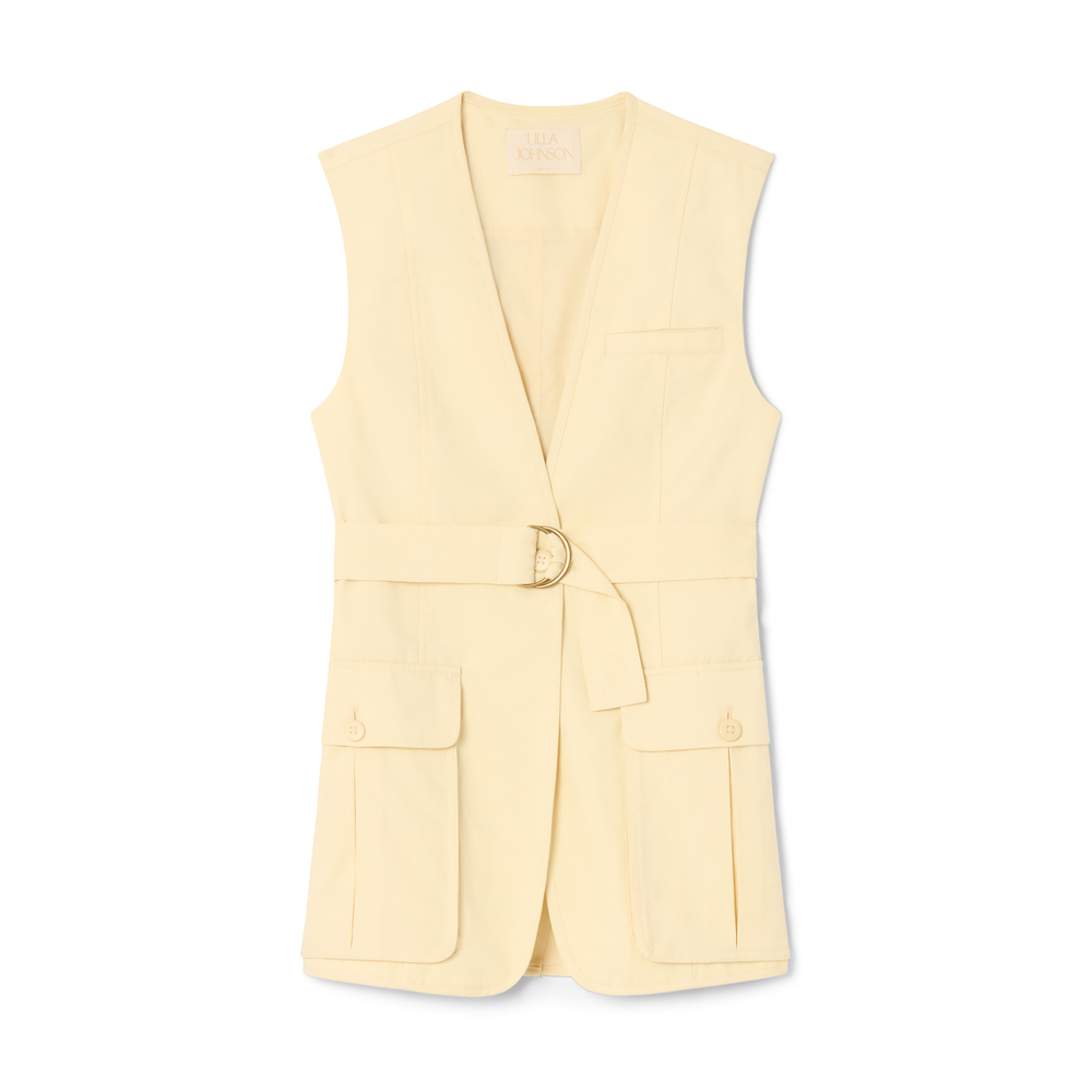 Ulla Johnson Twyla Vest In Cowrie