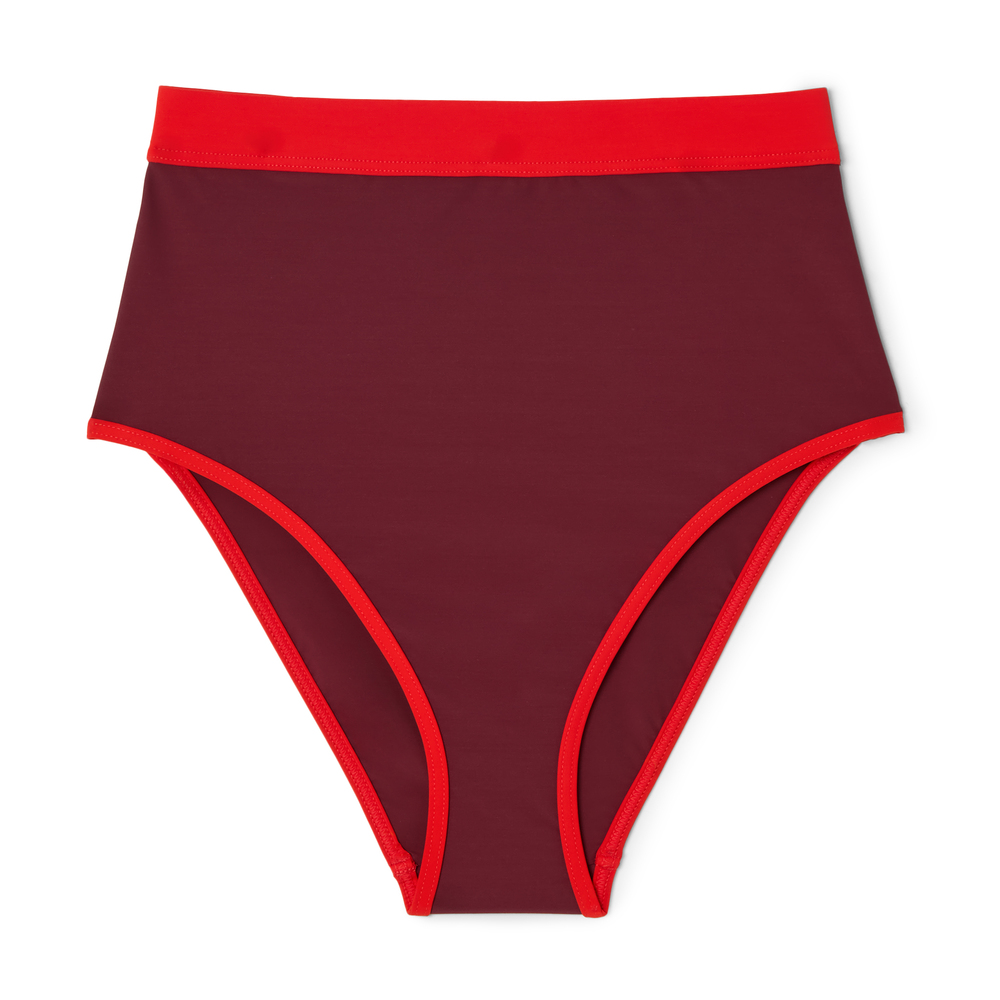 Bondi Born Hayden Bikini Top In Ruby