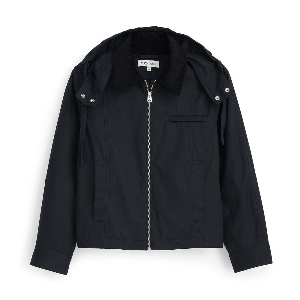 Alex Mill Kenzie Zip Jacket In Black