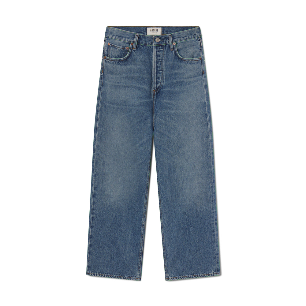Agolde Jeans With Belt Loops In Shrine