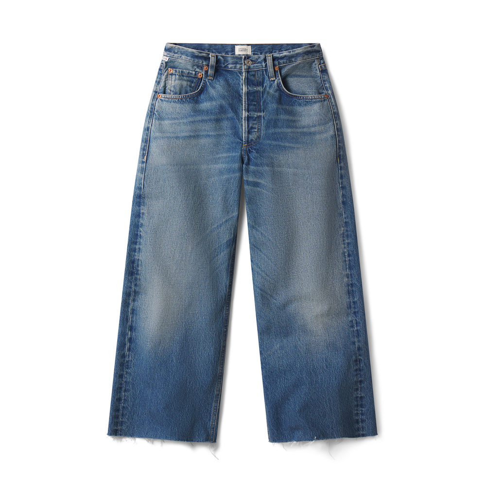 Citizens Of Humanity Ayla Cropped Raw Hem Jean In Doheny