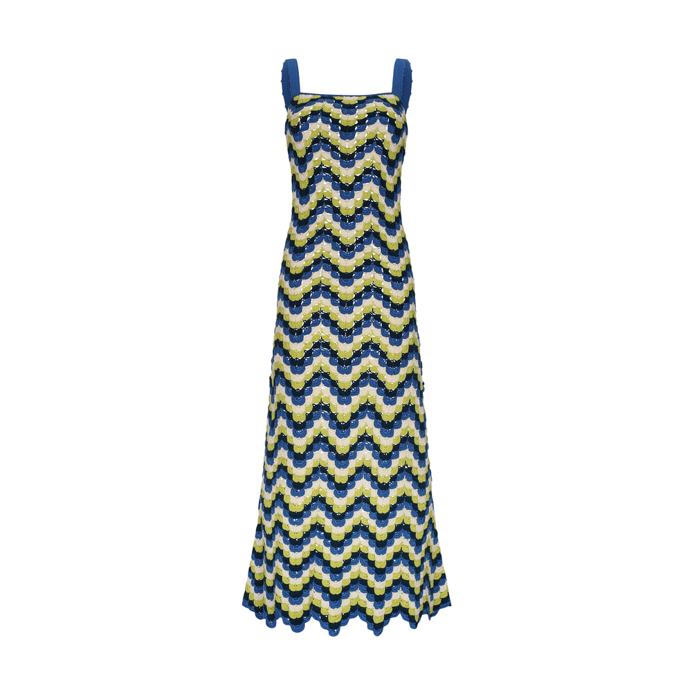 Escvdo Marea Crocheted Cotton Maxi Dress
