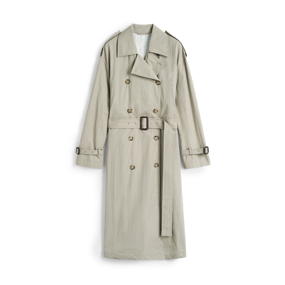 Totême Crisp Summer Trench In Brown