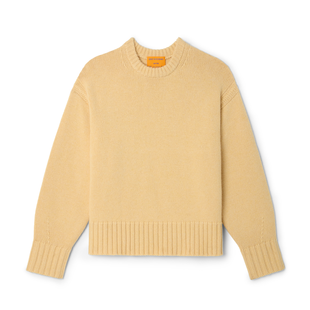 Guest In Residence Cozy Cashmere Jumper In Yellow
