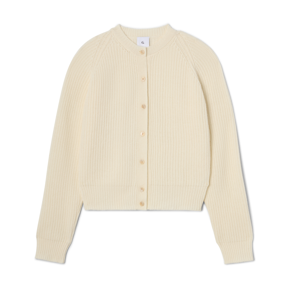 G. Label By Goop Isla Cardigan In White