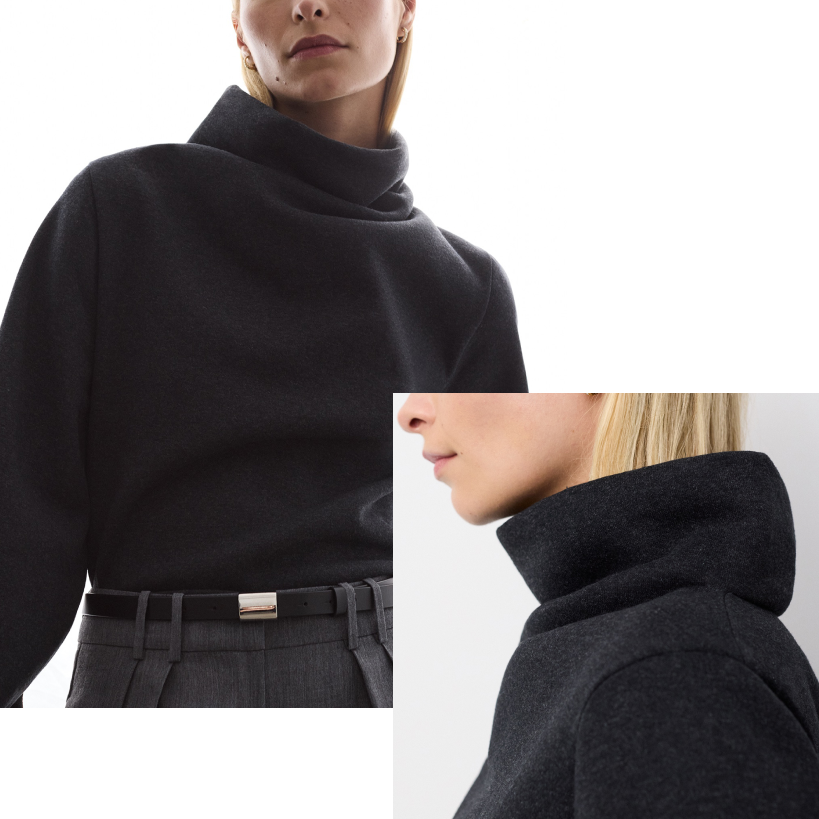 G. Label by goop Funnel Neck Sweatshirt
