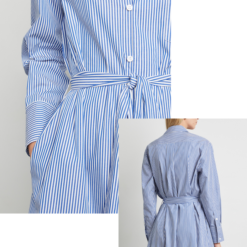 G. Label by goop Patricia Striped Shirtdress | goop