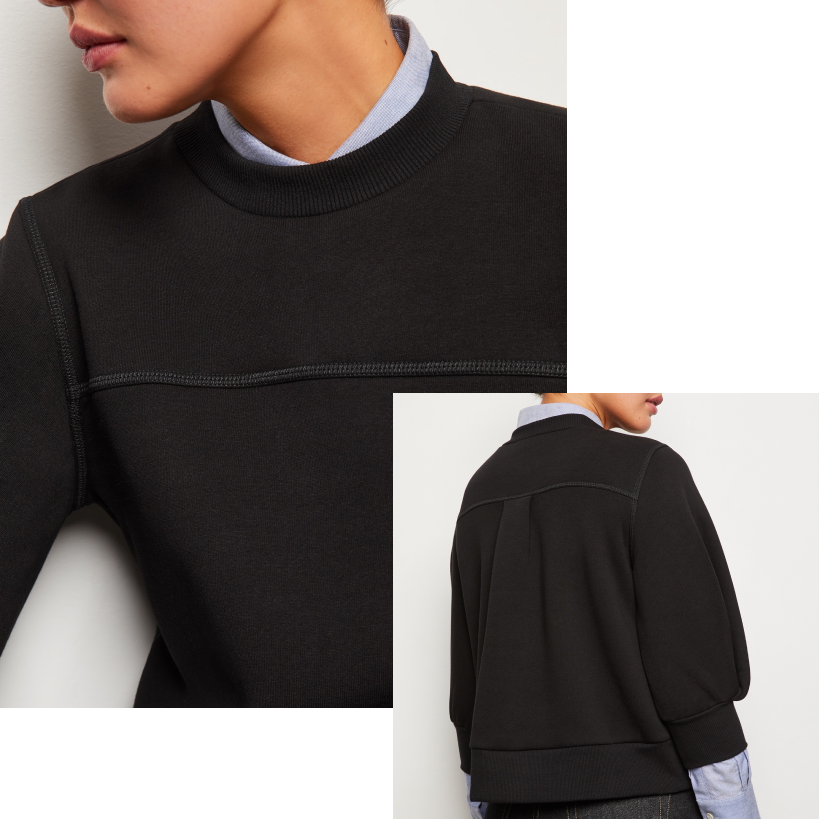 G. Label by goop Cutler Puff-Sleeve Sweatshirt | goop